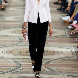 Giorgio Armani Women’s wool Trouser pants Black Size 44 Dress Pant Trousers